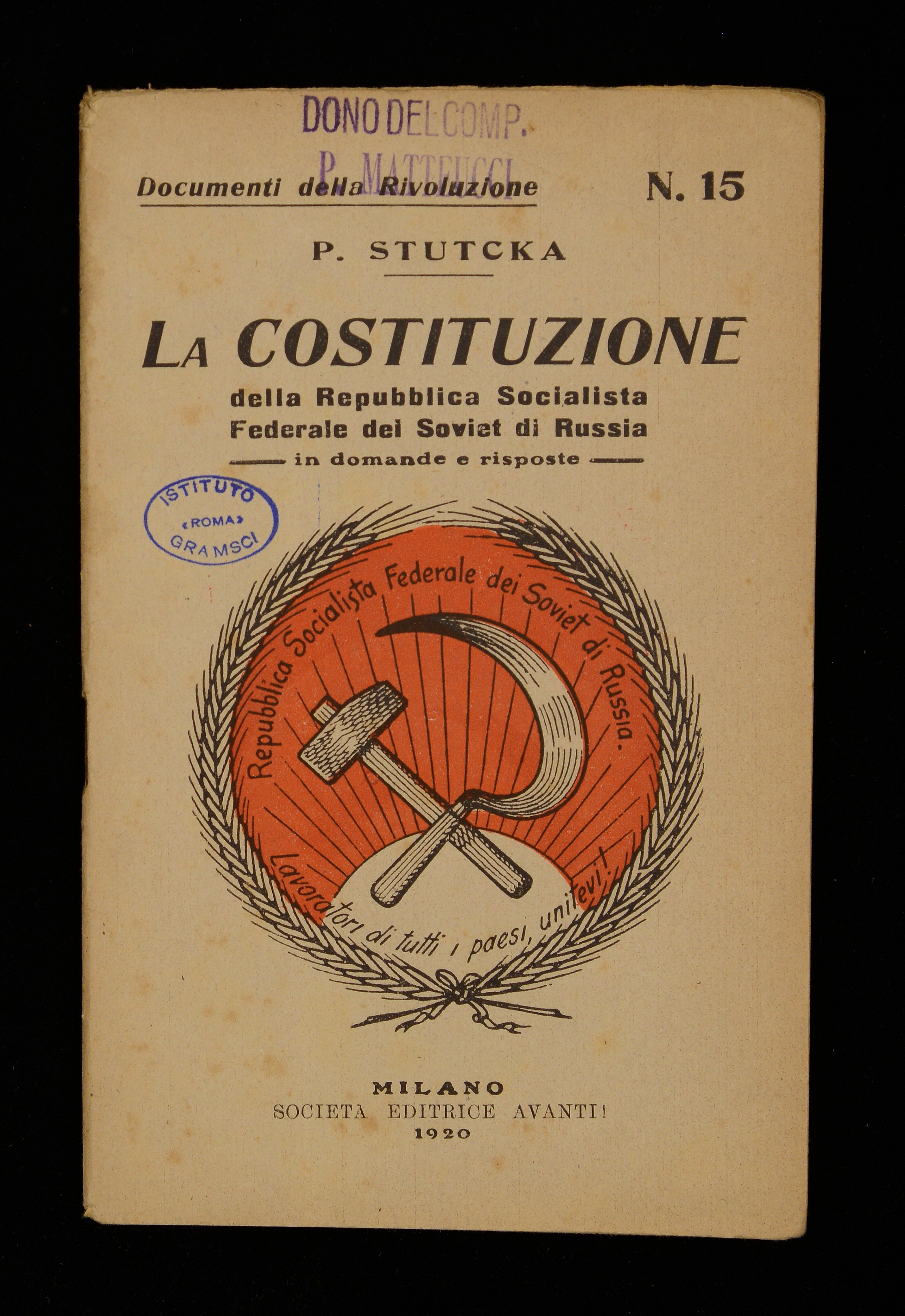 La Costituzione della Repubblica socialista federale dei Soviet di
